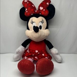 Disney Minnie Mouse Plush Doll - Red and Black